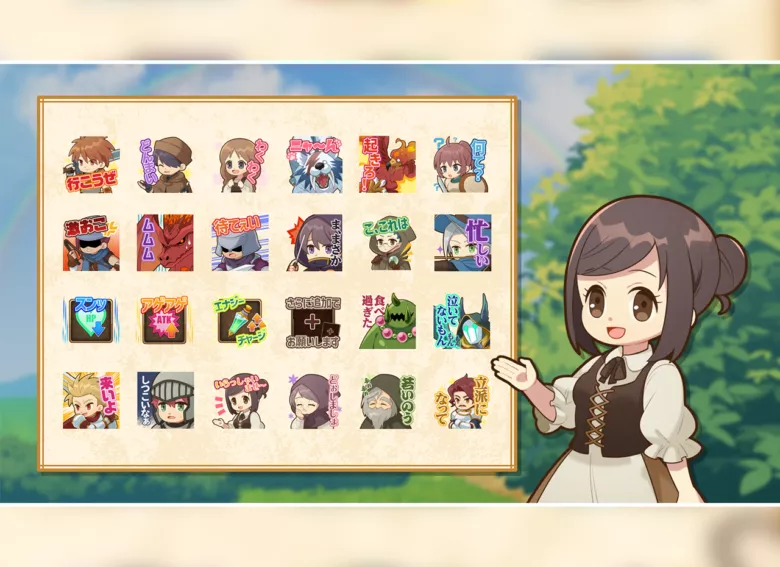 ハンディークエストLINEスタンプ販売開始！